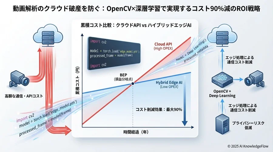 投資対効果のシミュレーション：クラウドAPI vs 自社ハイブリッド実装 - Section Image