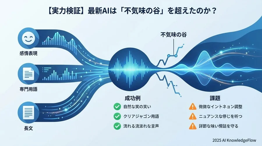 【実力検証】最新AIは「不気味の谷」を超えたのか？ - Section Image
