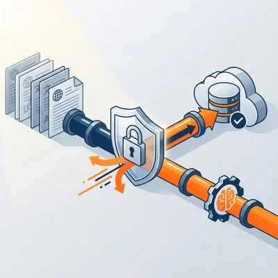 海外資料AI解析の「情報漏えい」を完全封鎖！情シスが納得する安全なPDFデータ処理基盤の設計図