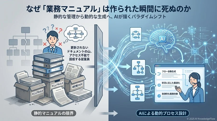 なぜ「業務マニュアル」は作られた瞬間に死ぬのか - Section Image