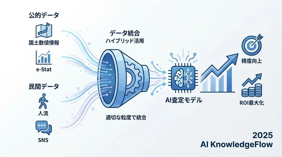 原則：精度を左右する「オープンデータ」の選定と統合 - Section Image