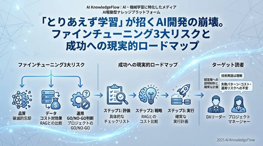 ファインチューニングにおける「3つの死角」とリスク構造 - Section Image