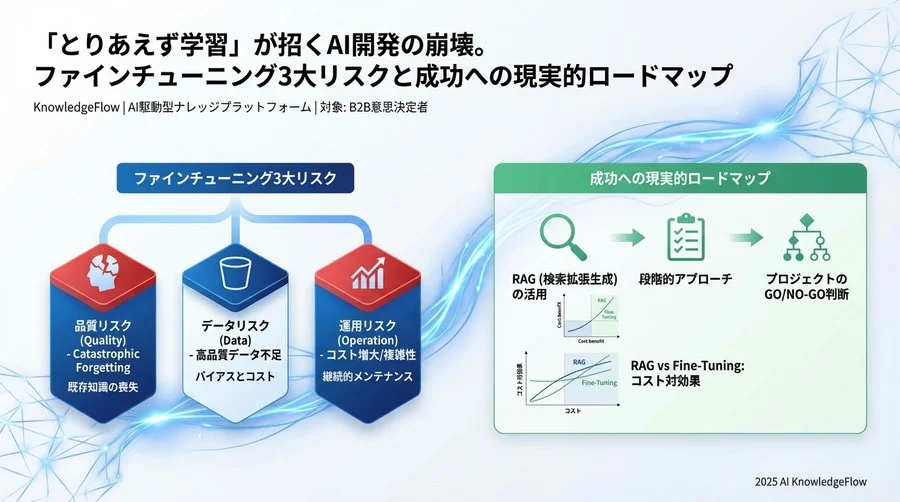 運用・経済性リスク：RAGとの比較で見える「隠れコスト」 - Section Image 3