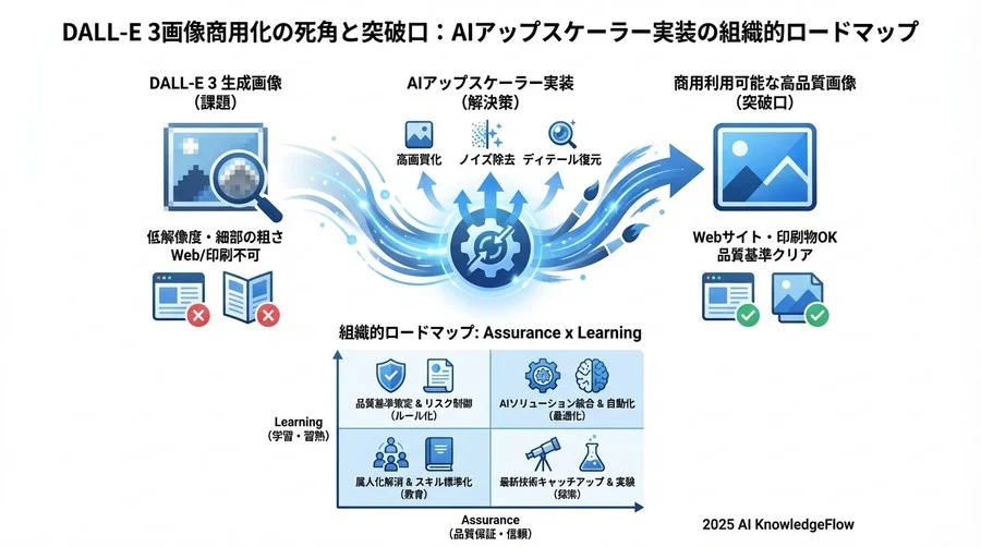 フェーズ3【本格展開】：DALL-E 3 × アップスケーラーの標準ワークフロー構築 - Section Image 3
