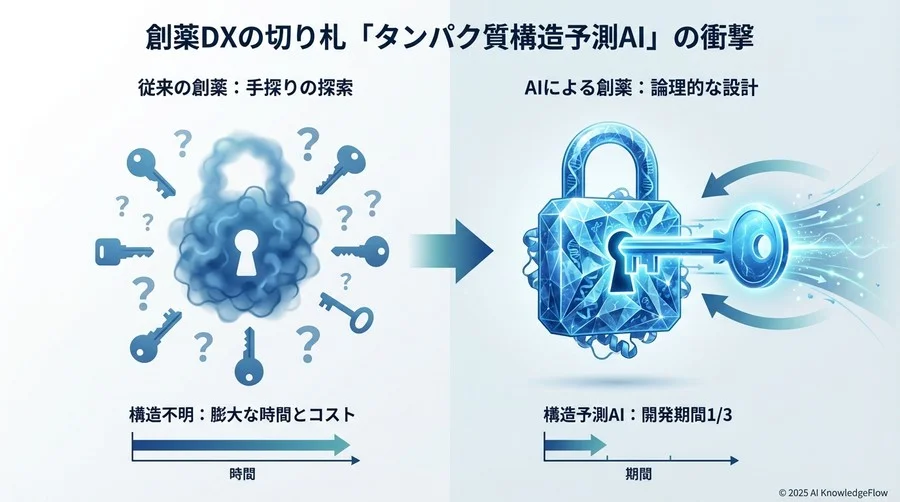 基礎知識：タンパク質構造と創薬の「鍵と鍵穴」の関係 - Section Image