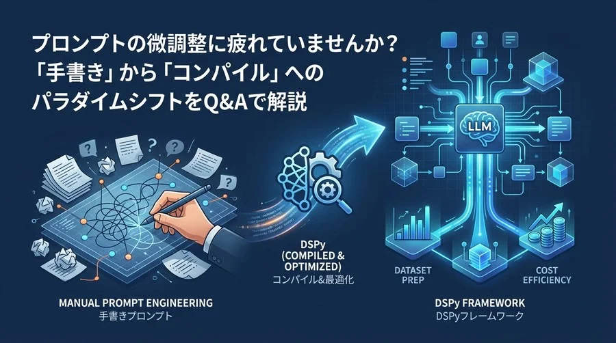 プロンプト職人からの卒業：DSPy導入でLLM開発はどう変わる？現場視点のQ&A