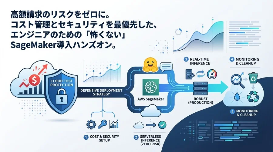 クラウド破産を防ぐAWS SageMaker×Hugging Faceデプロイ戦略【防御的ハンズオン】
