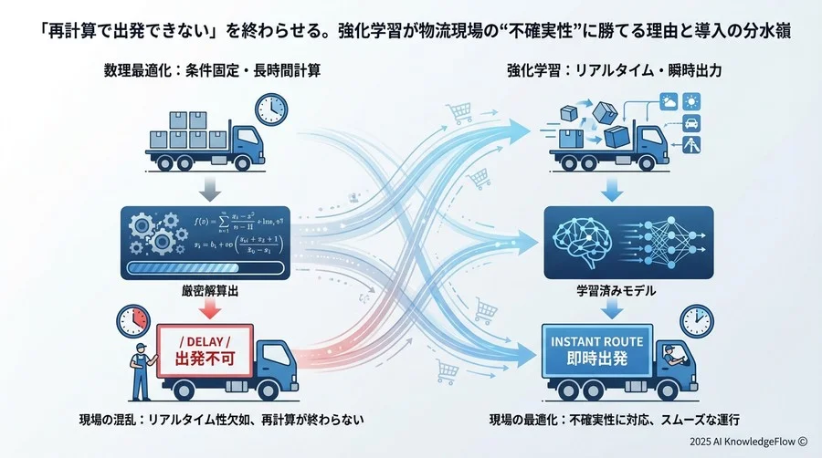 論点1：数理最適化 vs 強化学習、現場で使えるのはどっちだ？ - Section Image