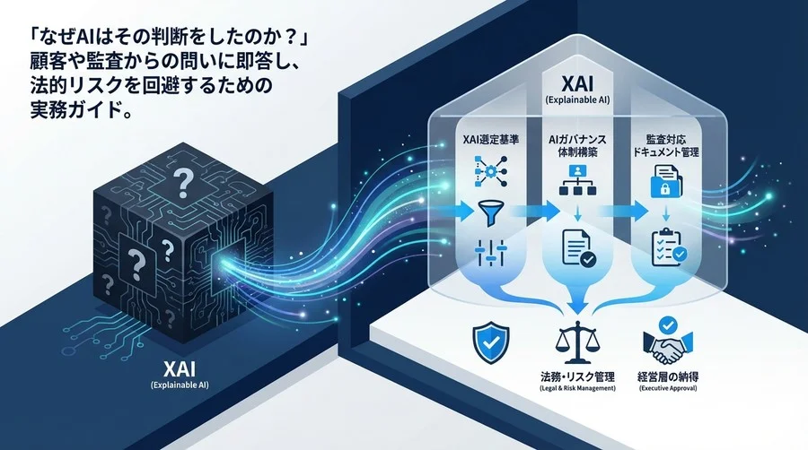 AIの説明責任を果たすXAI導入の実務：法的リスクを回避するガバナンス構築ガイド