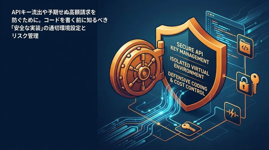 Claude API Python実装の「安全装置」：企業導入に必須の環境構築とリスク管理