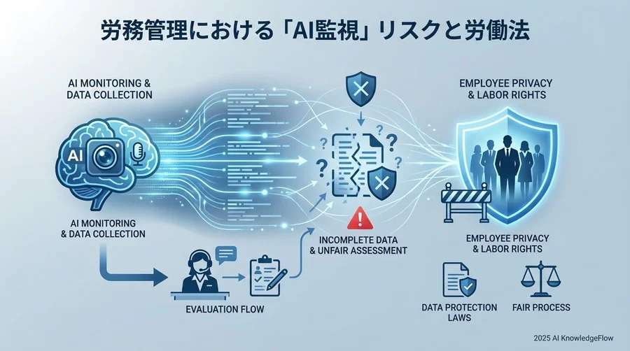 論点2：労務管理における「AI監視」リスクと労働法 - Section Image