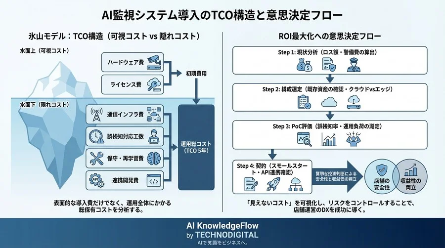 店舗AIカメラの導入コストとROI分析：ベンダーが語らない「隠れコスト」の正体 - Conclusion Image