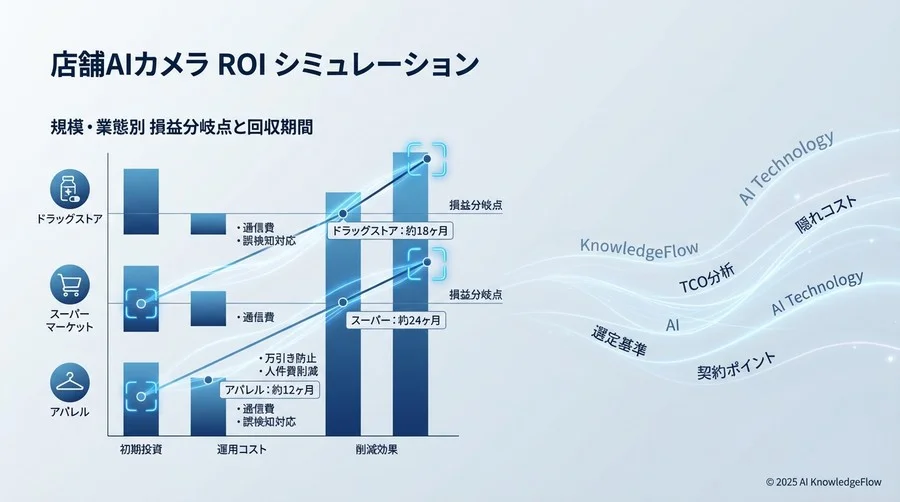 規模・業態別 ROI（費用対効果）シミュレーション - Section Image
