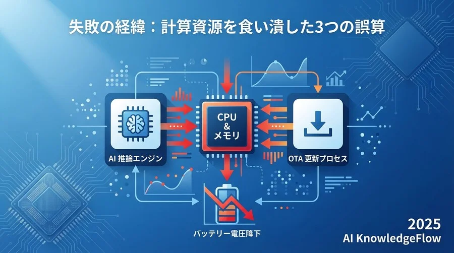 失敗の経緯：計算資源を食い潰した3つの誤算 - Section Image