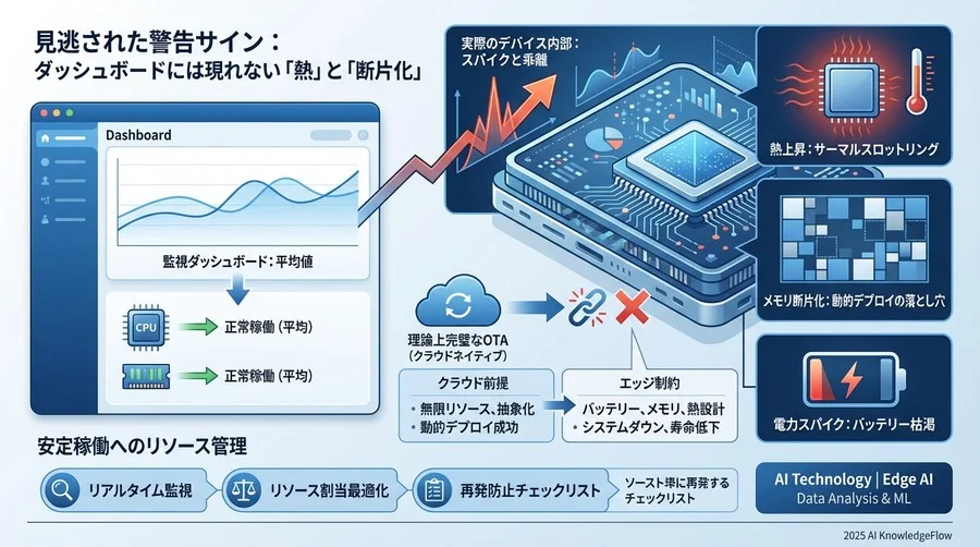 見逃された警告サイン：ダッシュボードには現れない「熱」と「断片化」 - Section Image