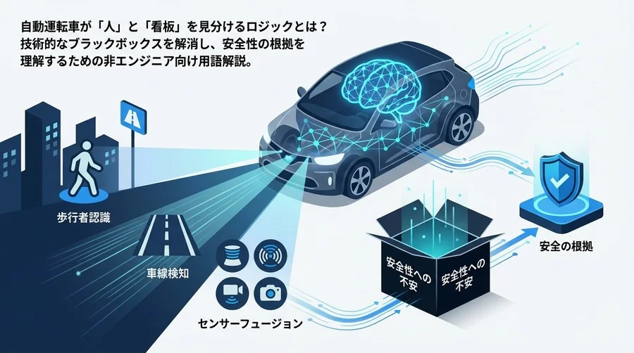 自動運転の「目」は本当に信用できるか？画像認識の死角と安全ロジックを解剖【非エンジニア向け用語解説】