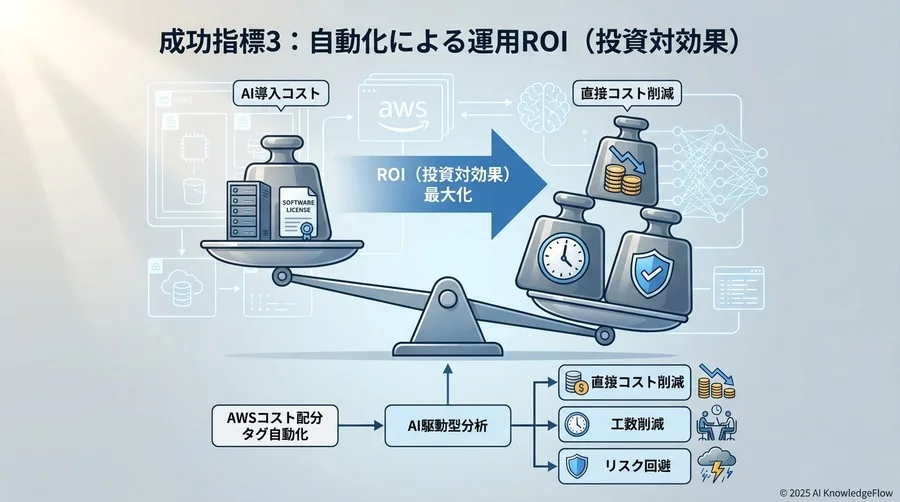 成功指標3：自動化による運用ROI（投資対効果） - Section Image