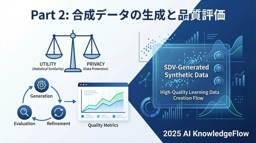 Part 2: 合成データの生成と品質評価 - Section Image