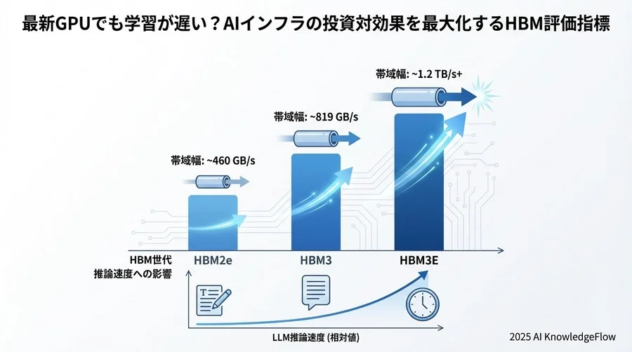 HBM世代交代によるパフォーマンス推移の実証データ - Section Image 3