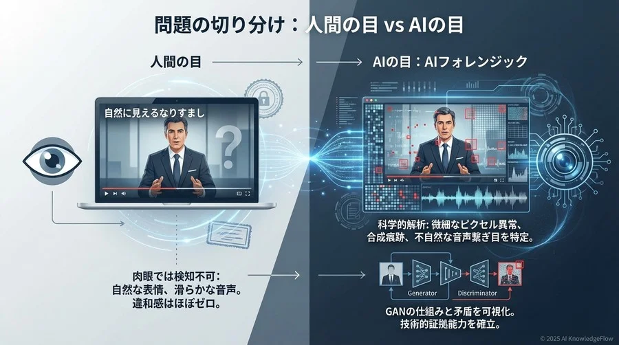 問題の切り分け：人間の目 vs AIの目 - Section Image