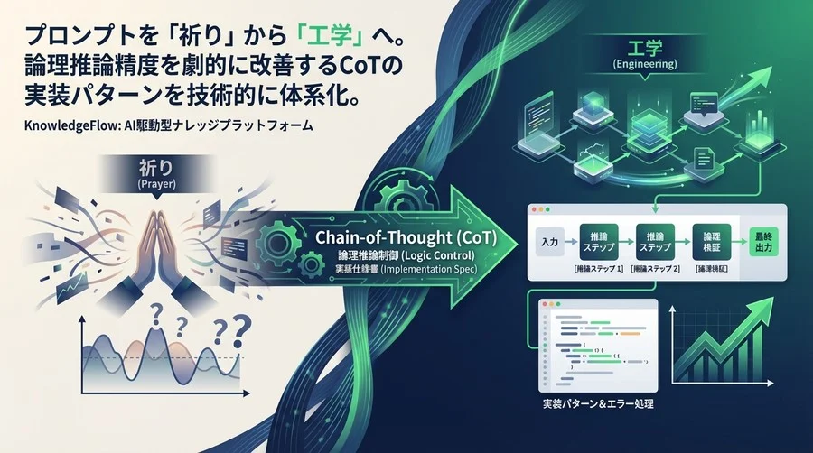 プロンプトを「祈り」から「工学」へ。GPTsの論理推論を制御するChain-of-Thought実装仕様書