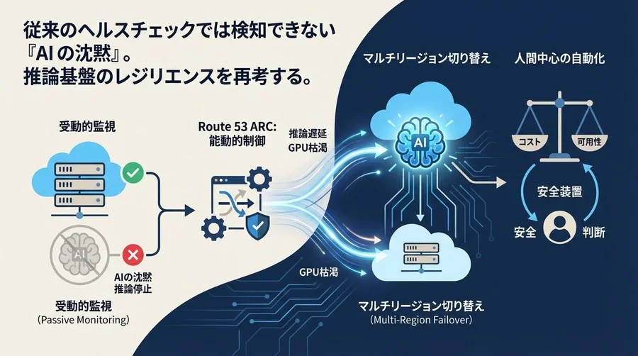 「AIの沈黙」を防ぐ：Route 53 ARCで実現する推論基盤の能動的レジリエンス戦略