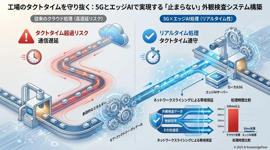 なぜ「クラウドAI」ではなく「5G×エッジAI」なのか：タクトタイムの壁 - Section Image