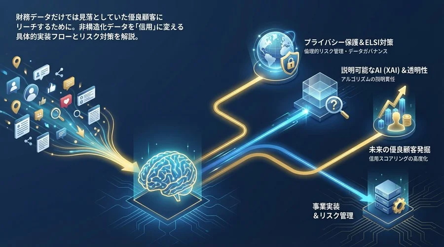 SNSデータで拓く次世代AI与信モデル：行動ログを「信用」に変える実装とリスク管理