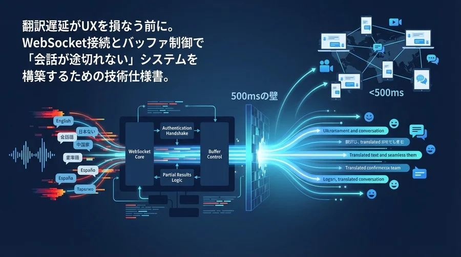 500msの壁を越える：リアルタイム翻訳APIのレイテンシ最適化と実装ガイド
