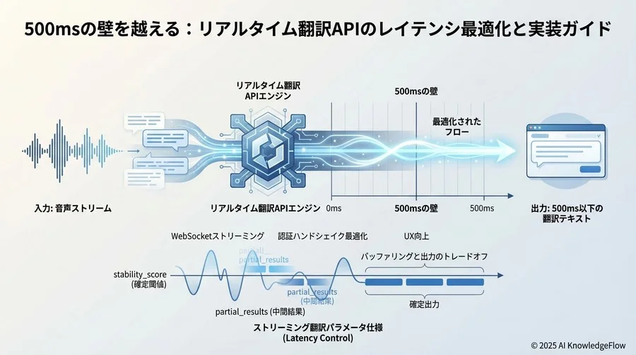 ストリーミング翻訳パラメータ仕様（Latency Control） - Section Image