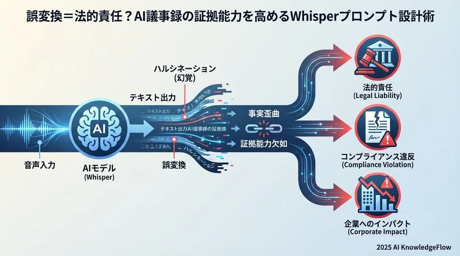 AI文字起こしの不正確さが招く「法的リスク」の正体 - Section Image
