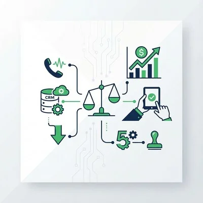 CRM連携AIの導入決裁を勝ち取る「ROI証明」の全技術｜着信自動照会の費用対効果を数値化する5つの指標と試算モデル