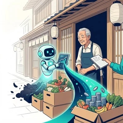 「ウチの店にAIは無理」を覆す。地方商店街が需要予測で廃棄ロス30％減を達成した現場導入記