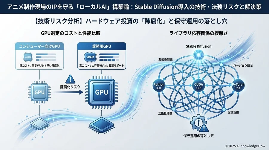 【技術リスク分析】ハードウェア投資の「陳腐化」と保守運用の落とし穴 - Section Image