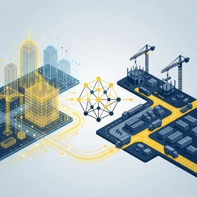 デジタルツインによる建設現場の資材搬入最適化