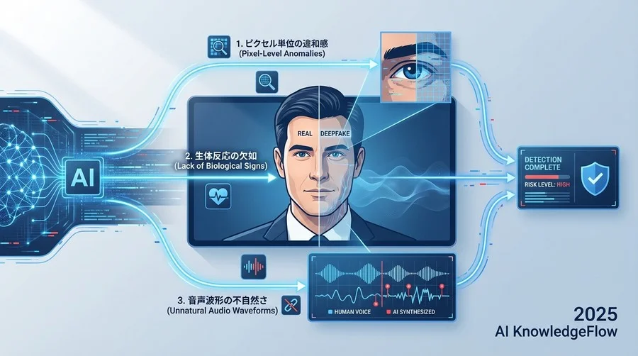 なぜAIなら見抜けるのか？「嘘」を暴く3つの検知メカニズム - Section Image