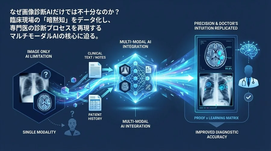 画像診断の限界を突破する：臨床テキスト統合型マルチモーダルAIが医師の「暗黙知」を再現できる理由