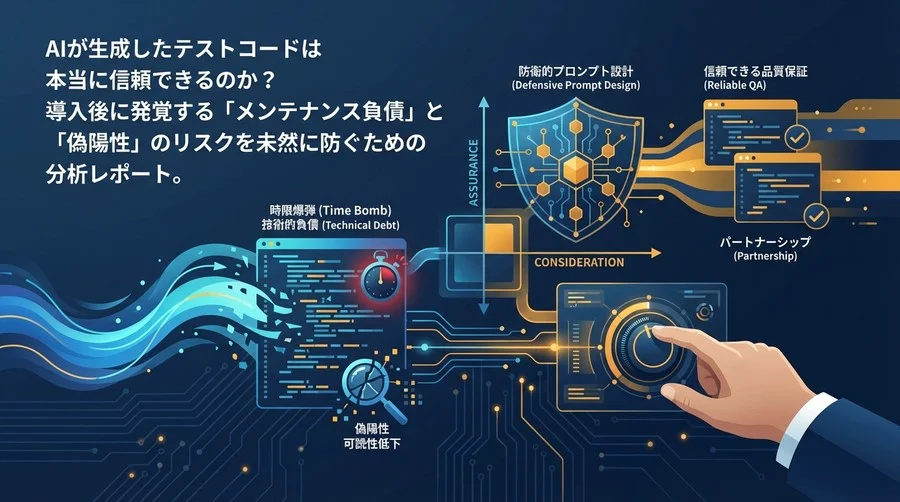 AIが書くテストコードは「時限爆弾」か？品質リスクを封じ込めるプロンプト設計の防衛線