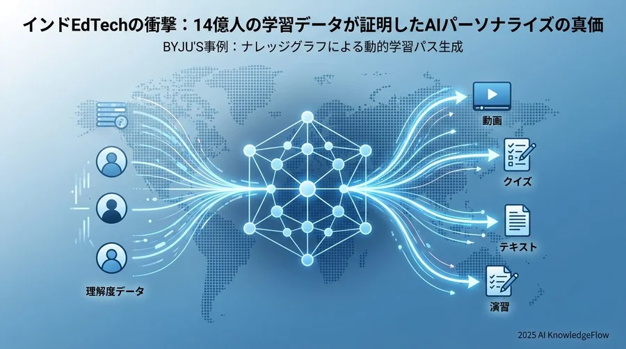 比較アプローチ1：コンテンツ主導型AI（BYJU'S事例） - Section Image