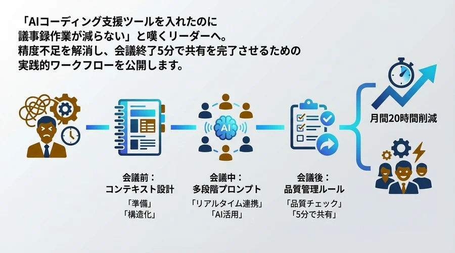 会議5分で共有完了！OneNote×Copilot議事録作成の実践ワークフロー