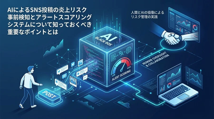 AI任せのSNS炎上対策はなぜ失敗するのか？リスク検知のブラックボックスを解き明かすアラートスコアリングの論理