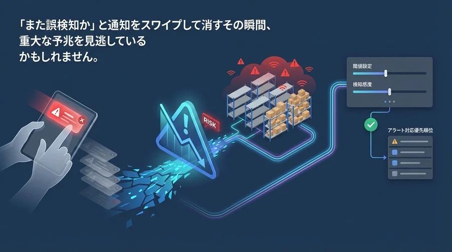 需要予測AIの「アラート疲れ」は危険信号？無視が生む在庫リスクと正しい閾値設定の極意