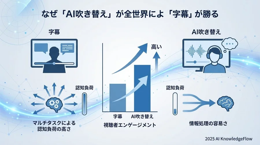 なぜ「字幕」ではなく「AI吹き替え」がグローバルで勝てるのか - Section Image