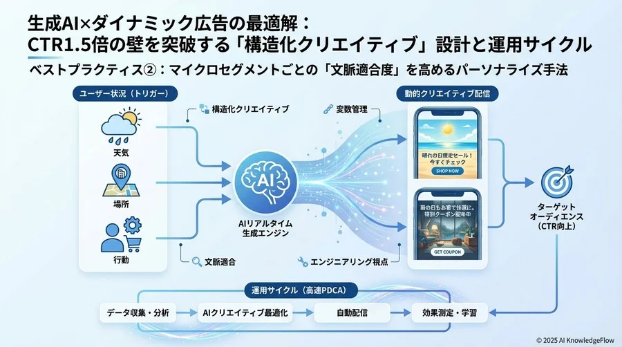 ベストプラクティス②：マイクロセグメントごとの「文脈適合度」を高めるパーソナライズ手法 - Section Image