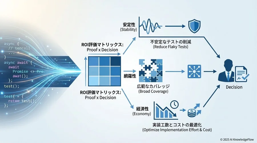 なぜ非同期処理テストのAI化で「生成数」だけを追うと失敗するのか - Section Image