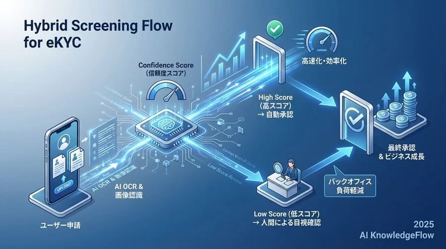実践②：バックオフィス負荷を下げる「ハイブリッド審査フロー」の構築 - Section Image