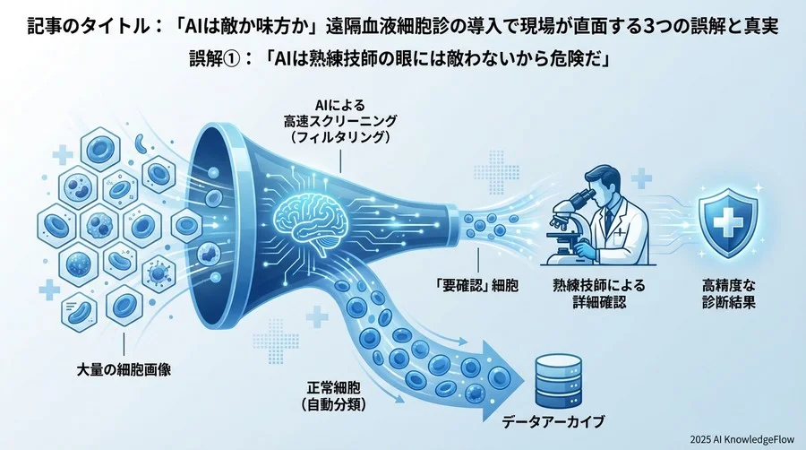 誤解①：「AIは熟練技師の眼には敵わないから危険だ」 - Section Image