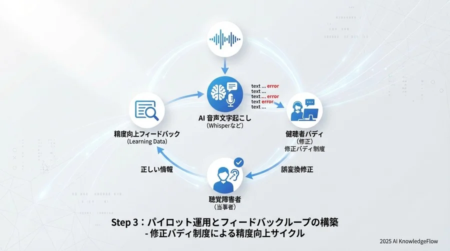 Step 3：パイロット運用とフィードバックループの構築 - Section Image