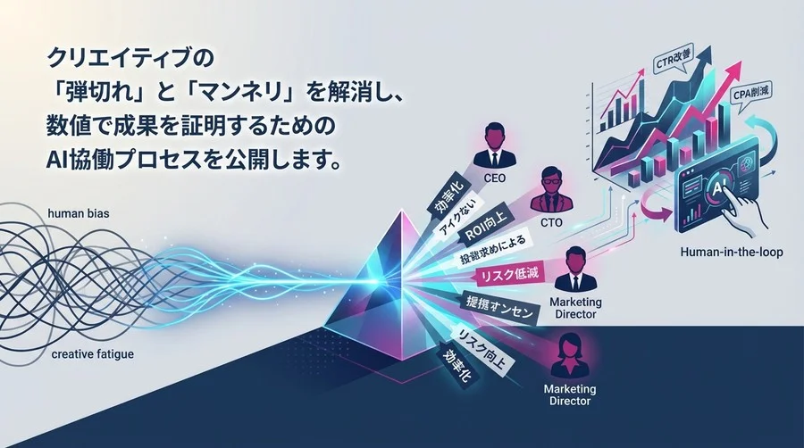 生成AIでCPA高騰を突破するマルチアングル広告コピー戦略