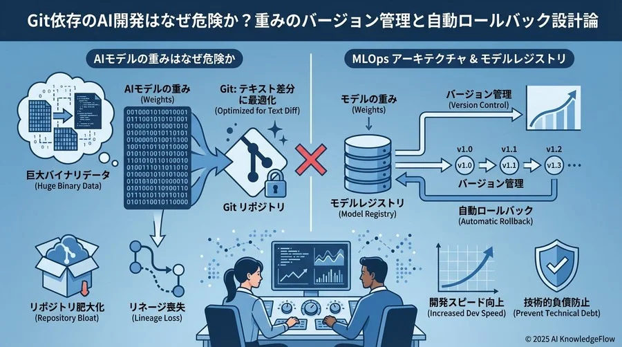 なぜ「重み」のバージョン管理はGitでは破綻するのか - Section Image